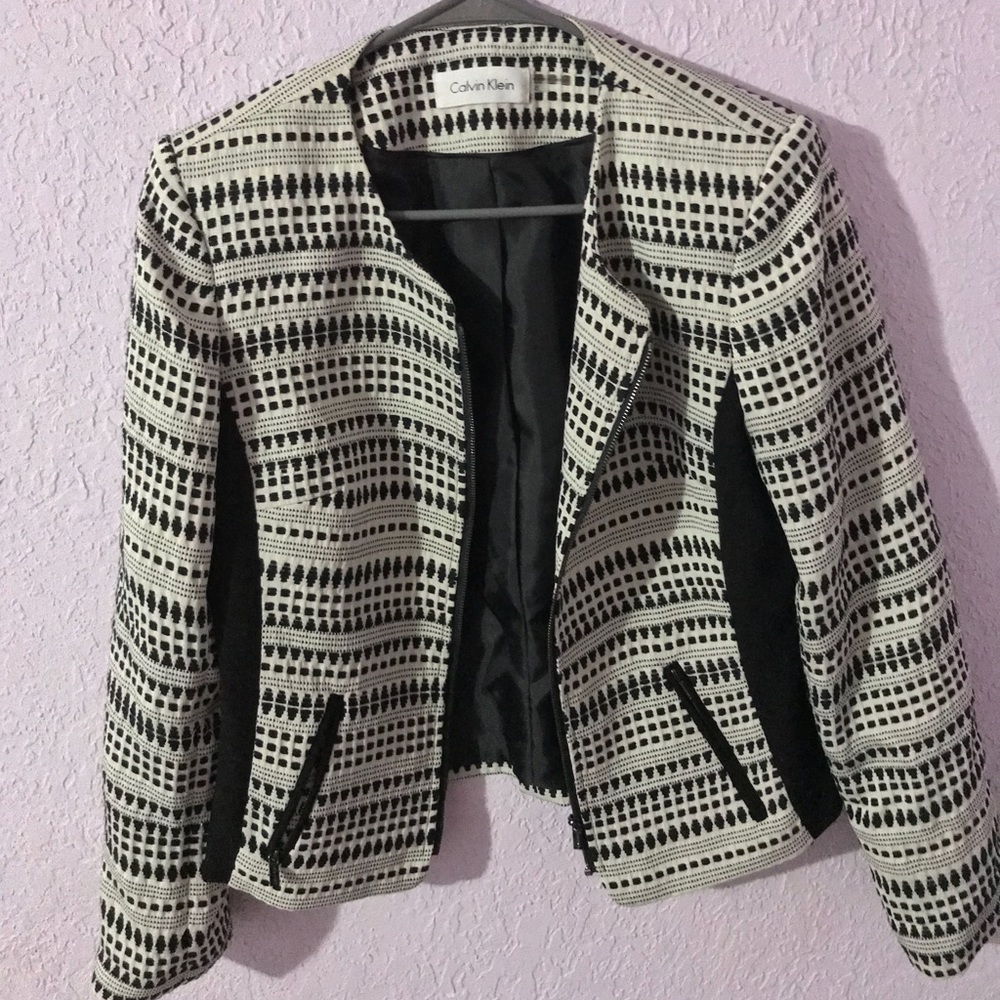 Calvin Klein Pattern Blazer